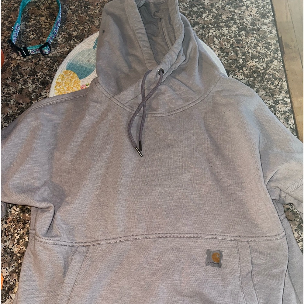Large purple carhartt sweatshirt